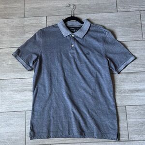 Banana Republic Cotton Blue Short Sleeve Polo Shirt Large